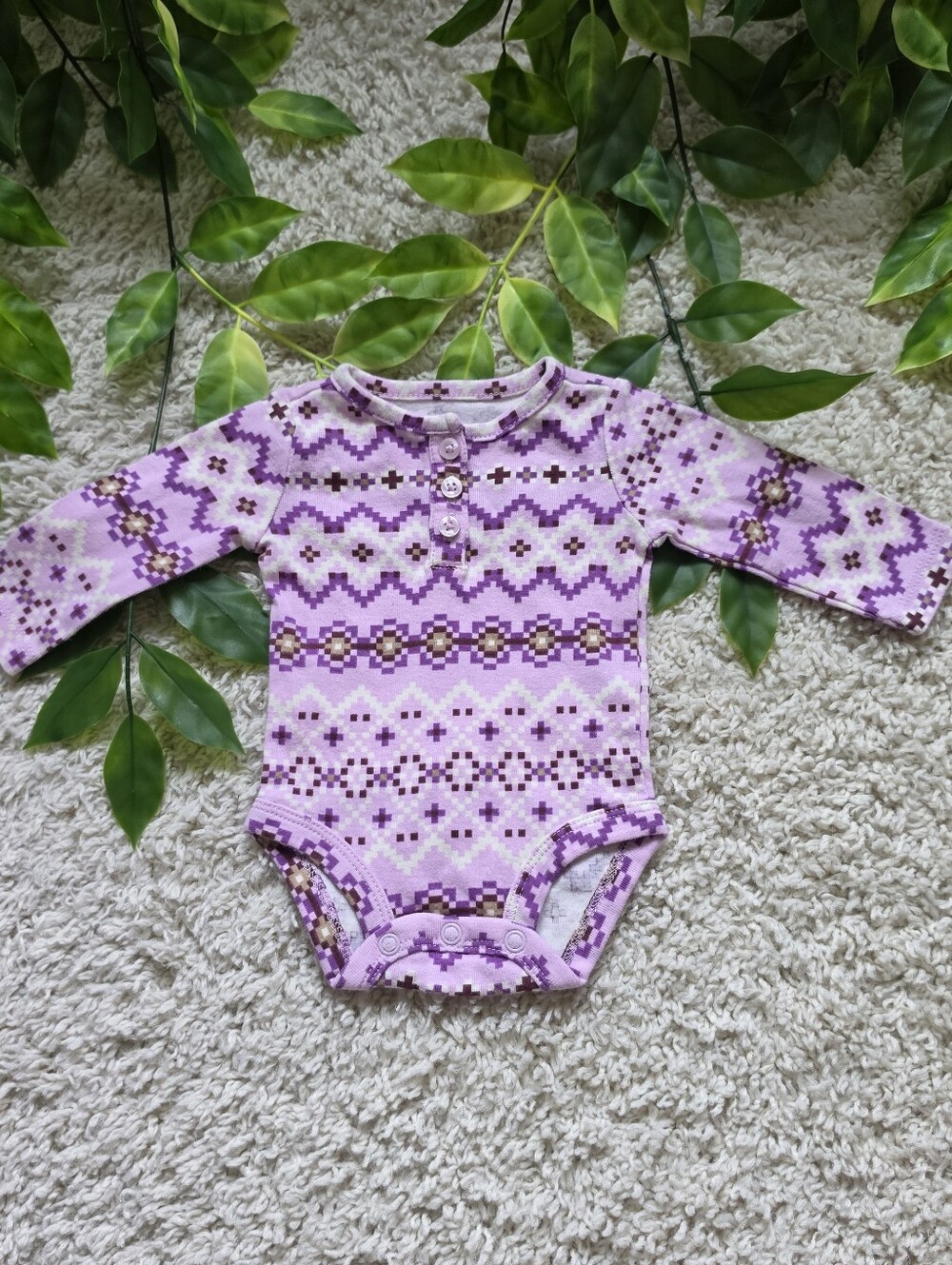 Baby Girl Boho (Aztec) Onesie (Newborn)